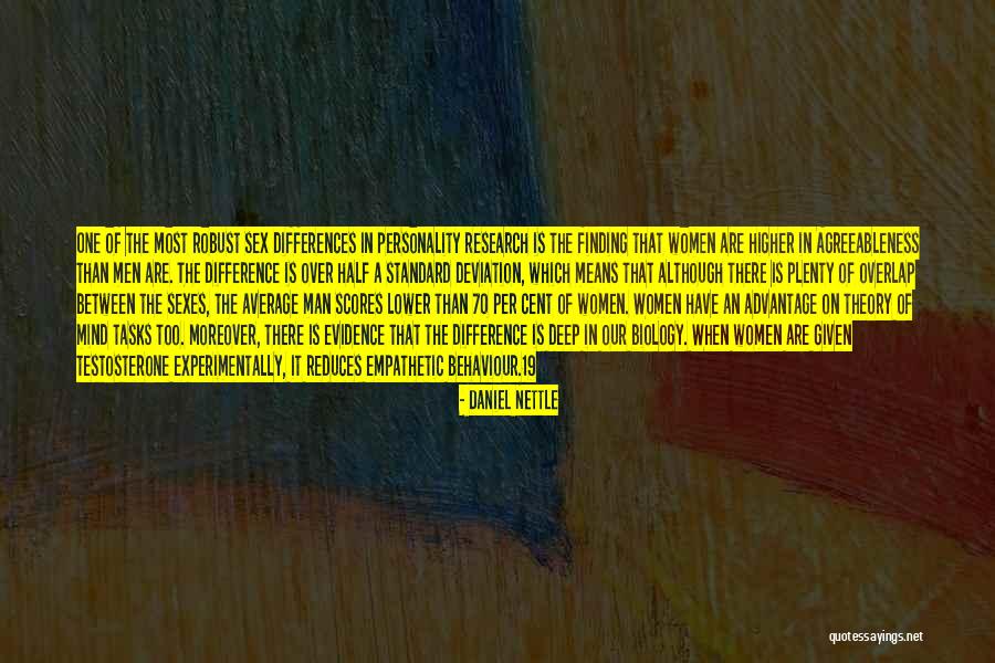 Personality Theory Quotes By Daniel Nettle Personality Theory Quotes By Daniel Nettle