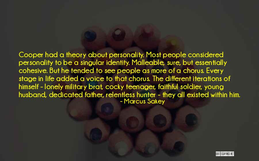 Personality Theory Quotes By Marcus Sakey Personality Theory Quotes By Marcus Sakey