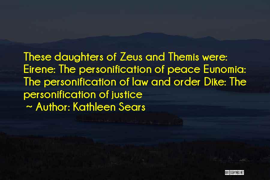 Personification Quotes By Kathleen Sears