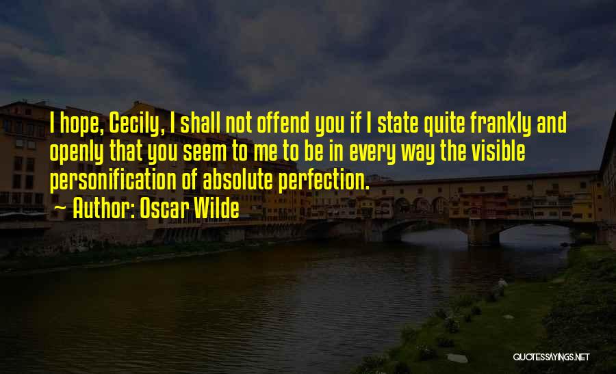 Personification Quotes By Oscar Wilde
