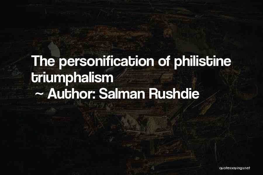 Personification Quotes By Salman Rushdie