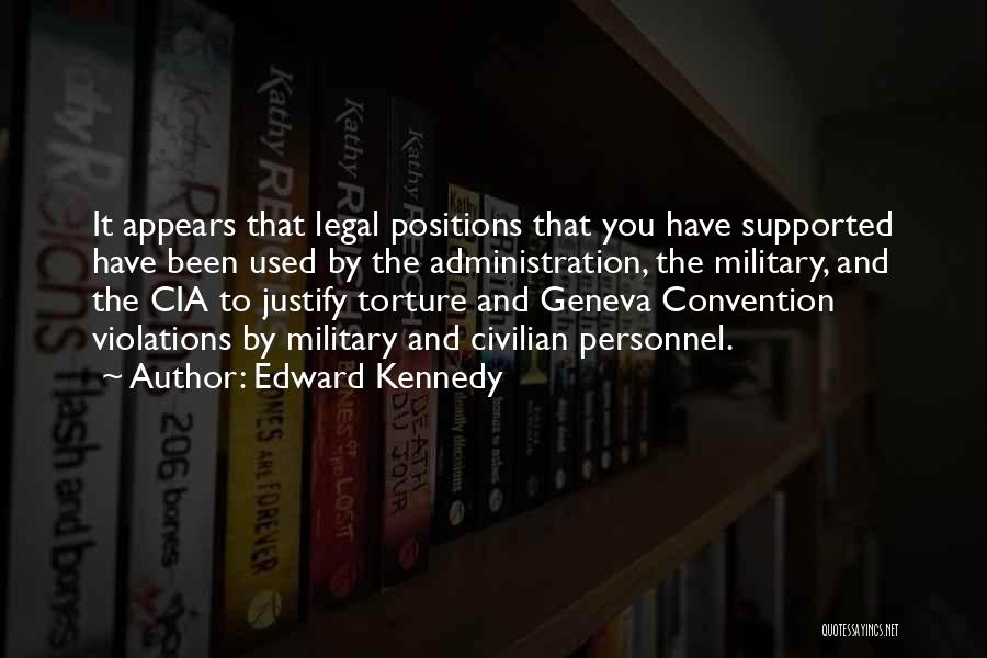 Personnel Administration Quotes By Edward Kennedy