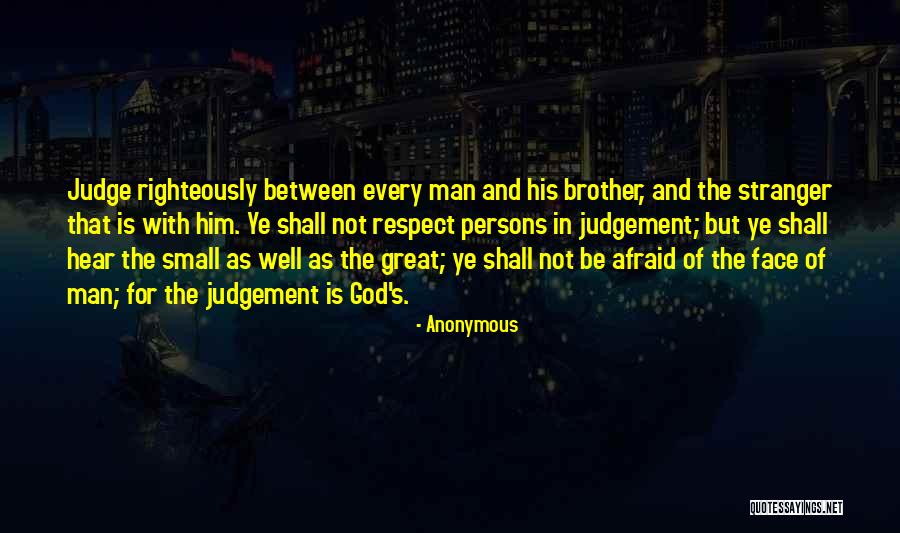 Persons That Judge Quotes By Anonymous Persons That Judge Quotes By Anonymous