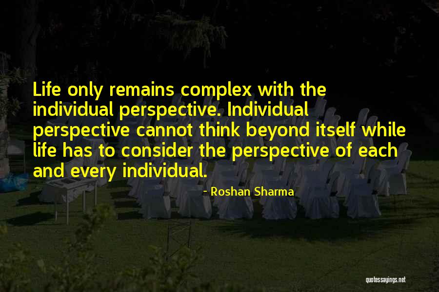 Perspective And Perception Quotes By Roshan Sharma