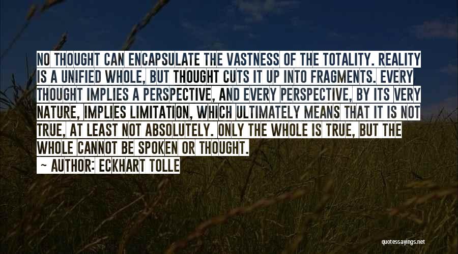 Perspective And Reality Quotes By Eckhart Tolle