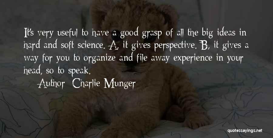 Perspective And The Big Quotes By Charlie Munger