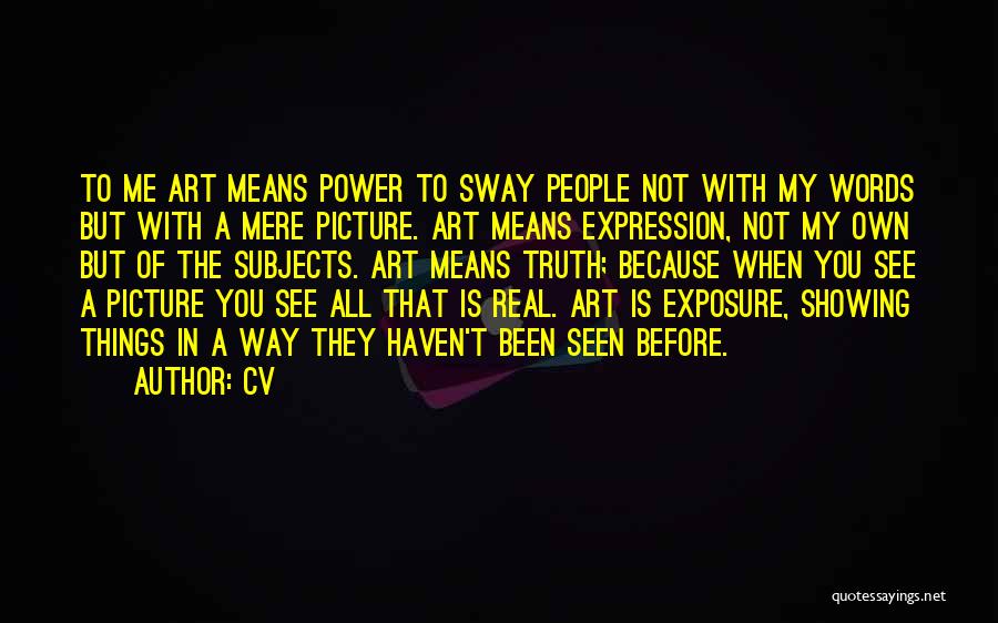 Perspective In Art Quotes By CV