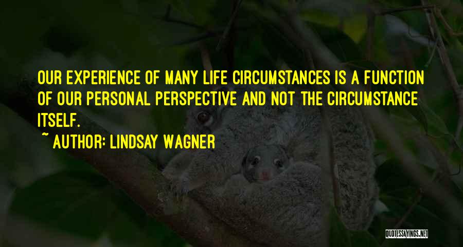 Perspective Of Life Quotes By Lindsay Wagner