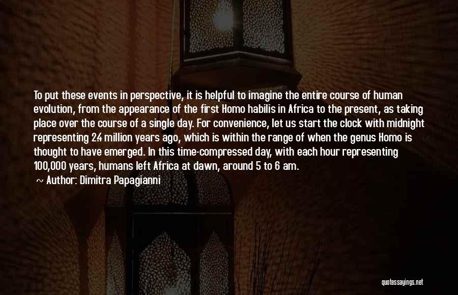 Perspective Of Time Quotes By Dimitra Papagianni