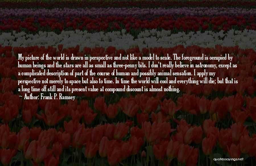 Perspective Of Time Quotes By Frank P. Ramsey
