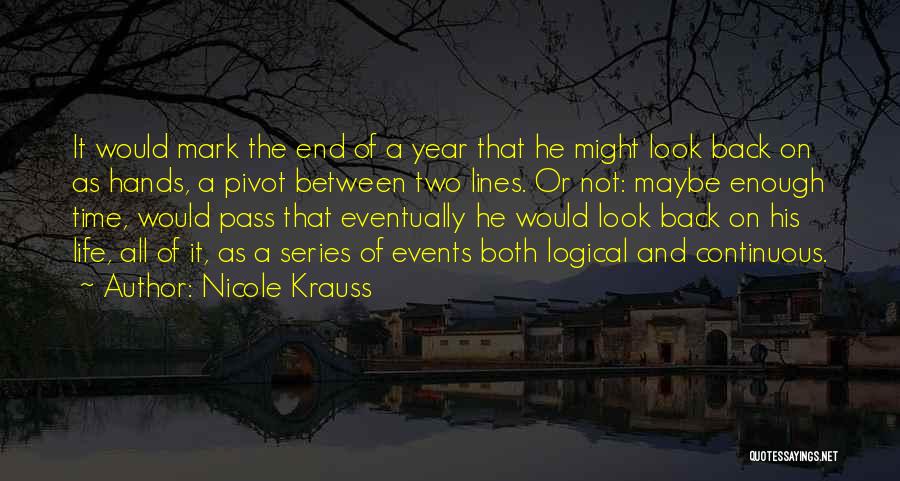 Perspective Of Time Quotes By Nicole Krauss