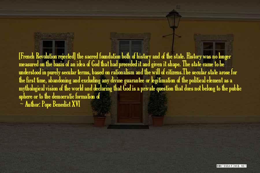 Perspective Of Time Quotes By Pope Benedict XVI
