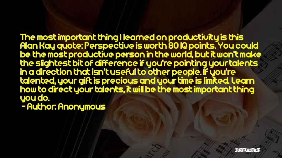 Perspective On The World Quotes By Anonymous