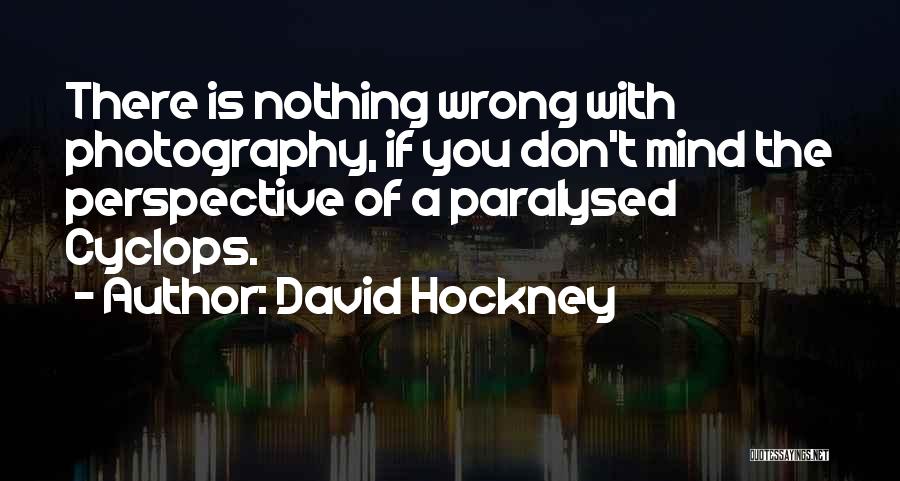 Perspective Photography Quotes By David Hockney