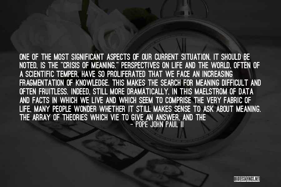 Perspectives On Life Quotes By Pope John Paul II Perspectives On Life Quotes By Pope John Paul II