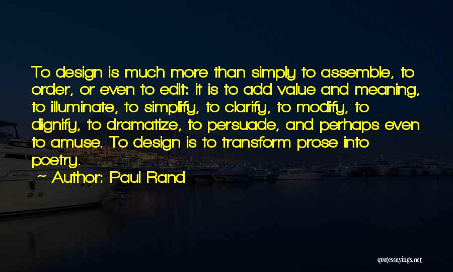 Persuade Quotes By Paul Rand