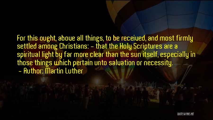 Pertain Quotes By Martin Luther