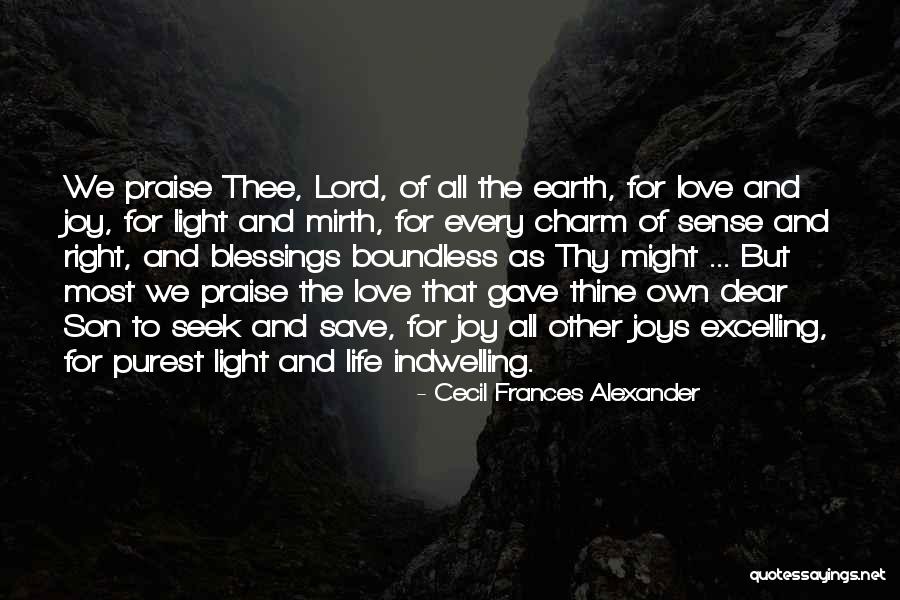 Perteet Incorporated Quotes By Cecil Frances Alexander Perteet Incorporated Quotes By Cecil Frances Alexander