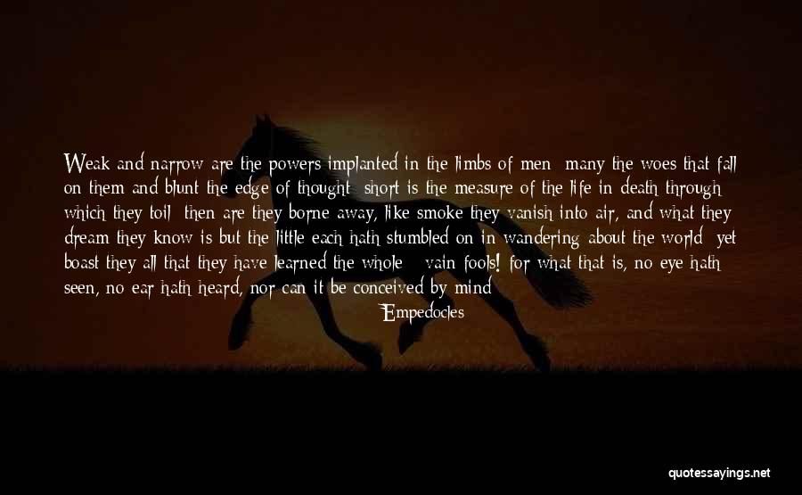 Pertenencia Sinonimo Quotes By Empedocles Pertenencia Sinonimo Quotes By Empedocles