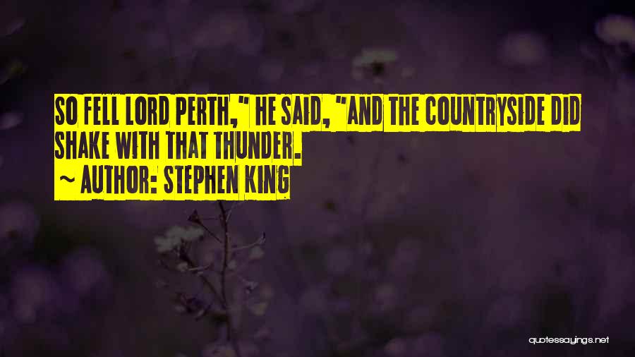 Perth Quotes By Stephen King