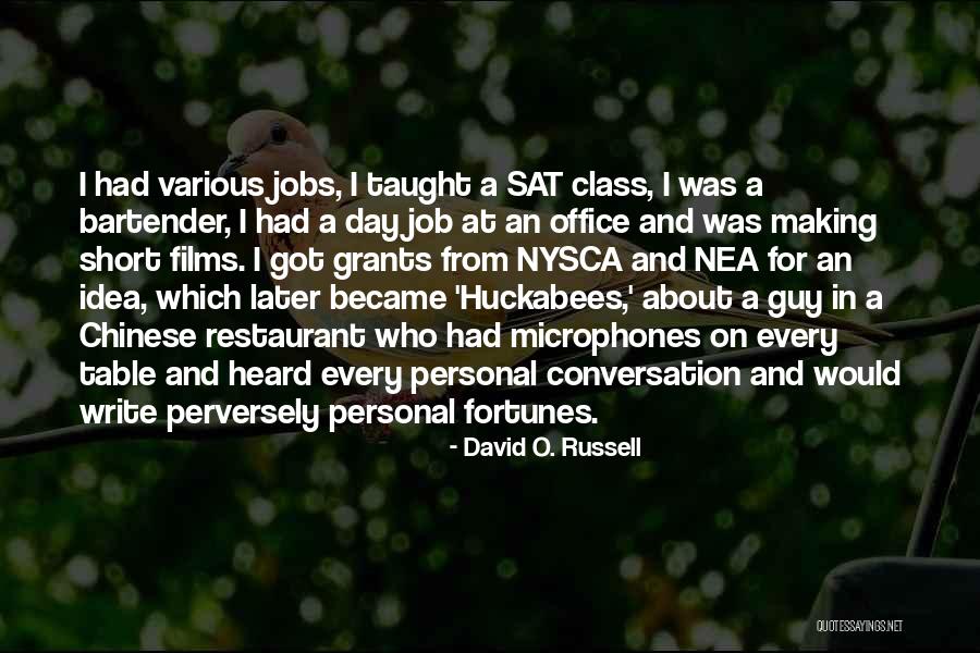 Perversely Quotes By David O. Russell Perversely Quotes By David O. Russell