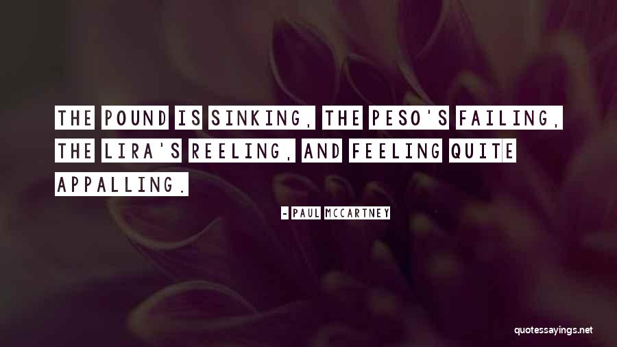 Peso Quotes By Paul McCartney Peso Quotes By Paul McCartney