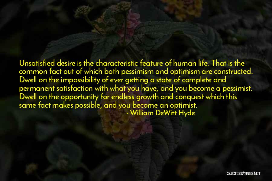 Pessimist And Optimist Quotes By William DeWitt Hyde