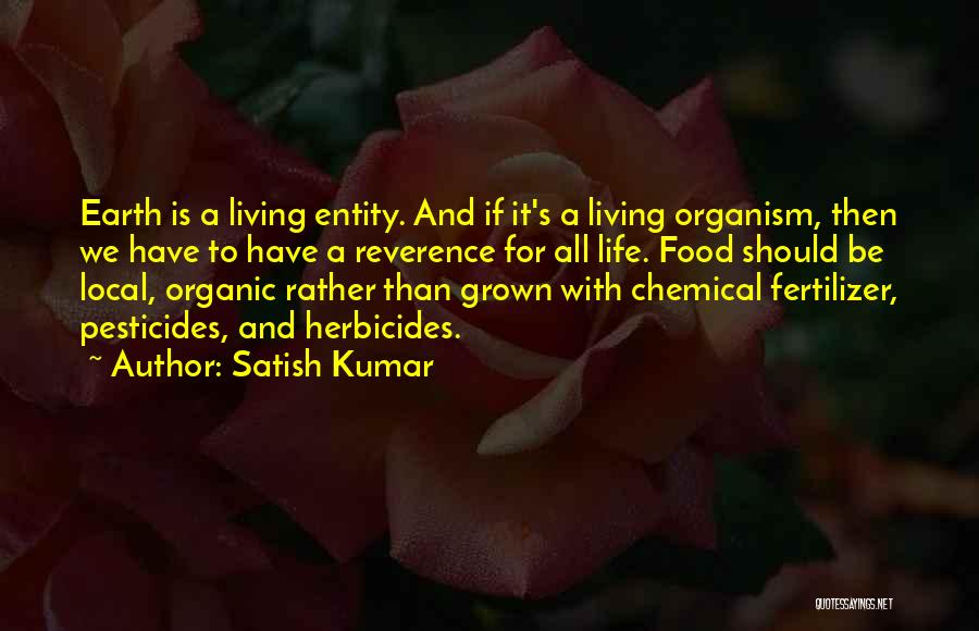 Pesticides In Food Quotes By Satish Kumar