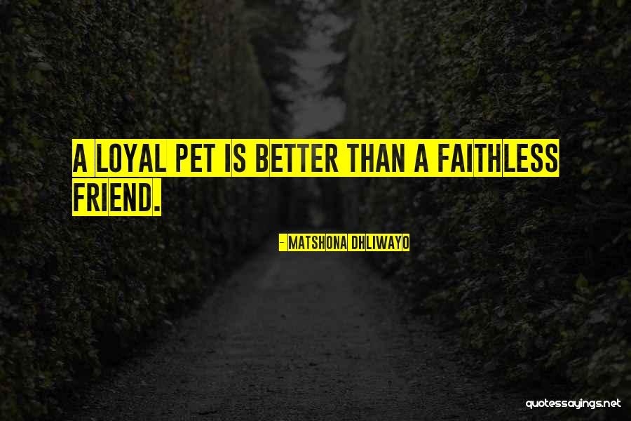 Pet Loyalty Quotes By Matshona Dhliwayo Pet Loyalty Quotes By Matshona Dhliwayo