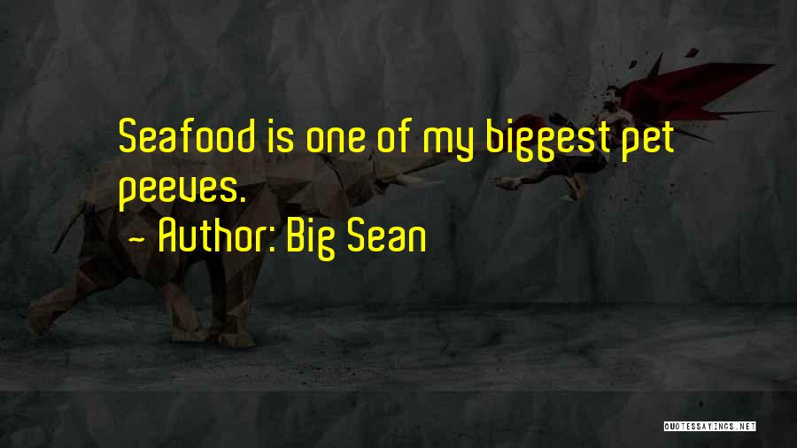 Pet Peeve Quotes By Big Sean