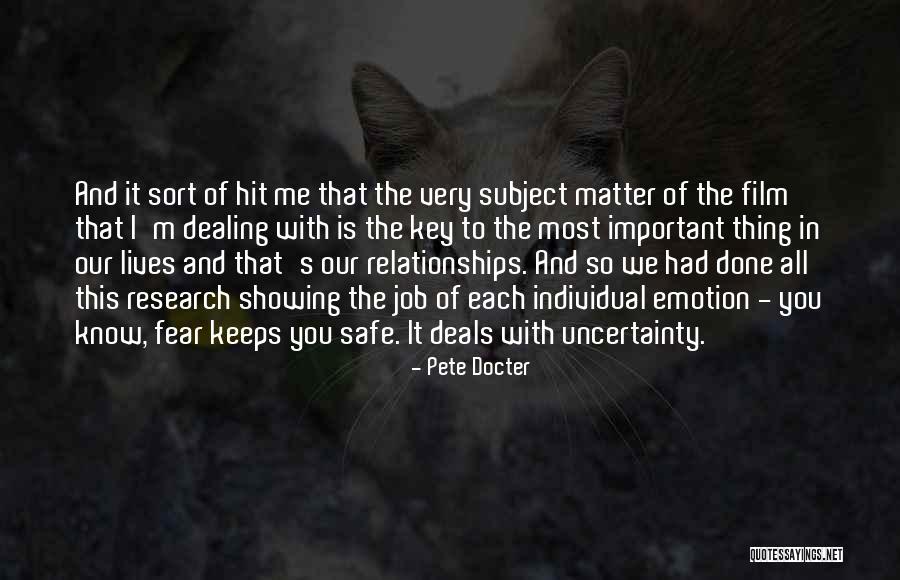 Pete Docter Quotes 1439639