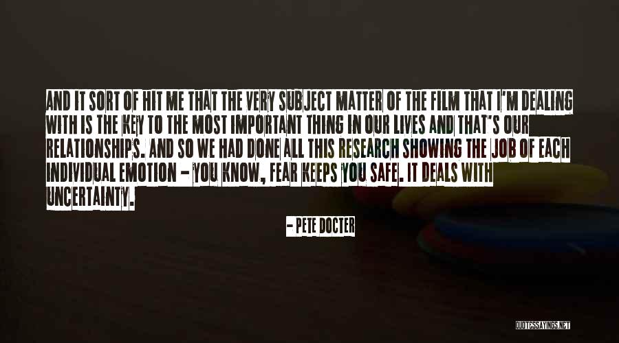 Pete Key Quotes By Pete Docter Pete Key Quotes By Pete Docter