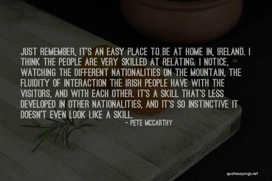 Pete McCarthy Quotes 466053 Pete McCarthy Quotes 466053