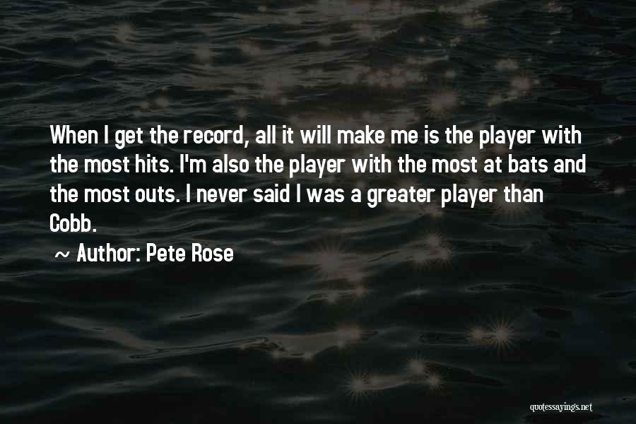 Pete Rose Quotes 645665