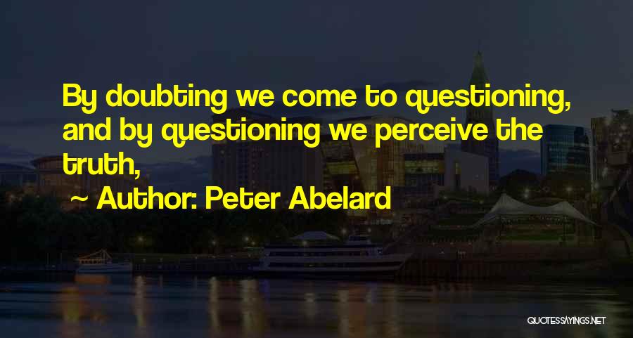 Peter Abelard Quotes 1924867