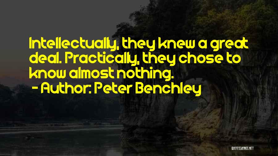 Peter Benchley Quotes 1944515