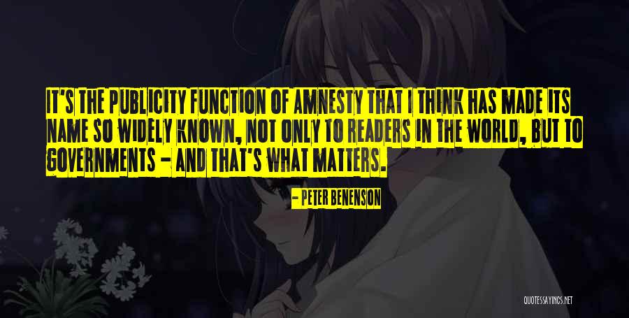 Peter Benenson Quotes 303526 Peter Benenson Quotes 303526