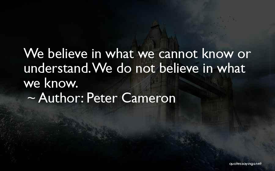Peter Cameron Quotes 2099617