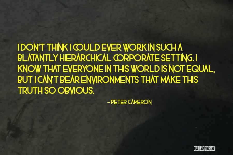 Peter Cameron Quotes 702186