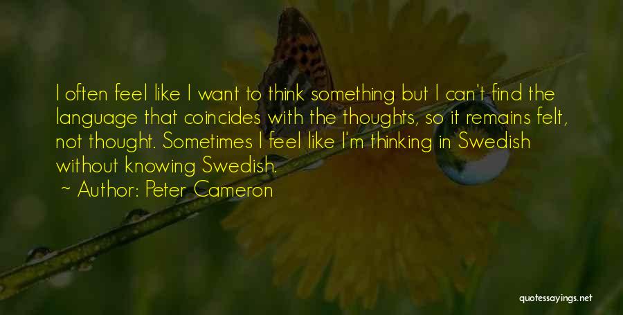 Peter Cameron Quotes 976858