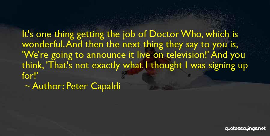Peter Capaldi Quotes 87186