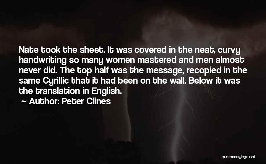 Peter Clines Quotes 384691