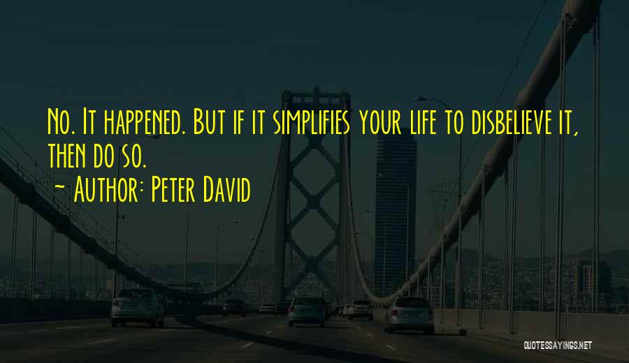 Peter David Quotes 137821