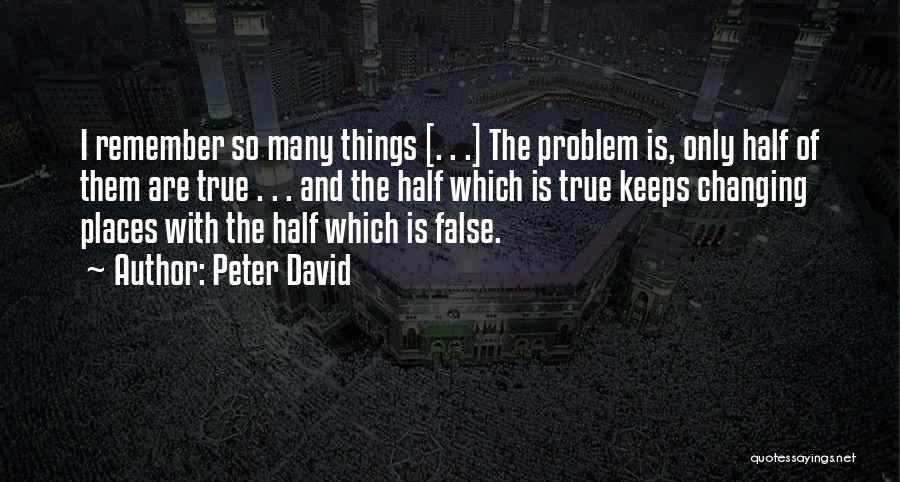 Peter David Quotes 167884
