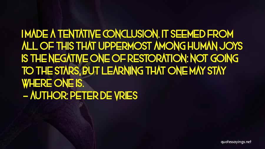 Peter De Vries Quotes 477353
