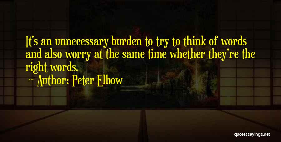 Peter Elbow Quotes 1176805