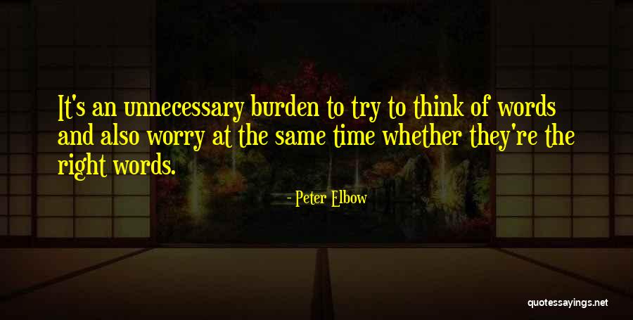 Peter Elbow Quotes 1176805