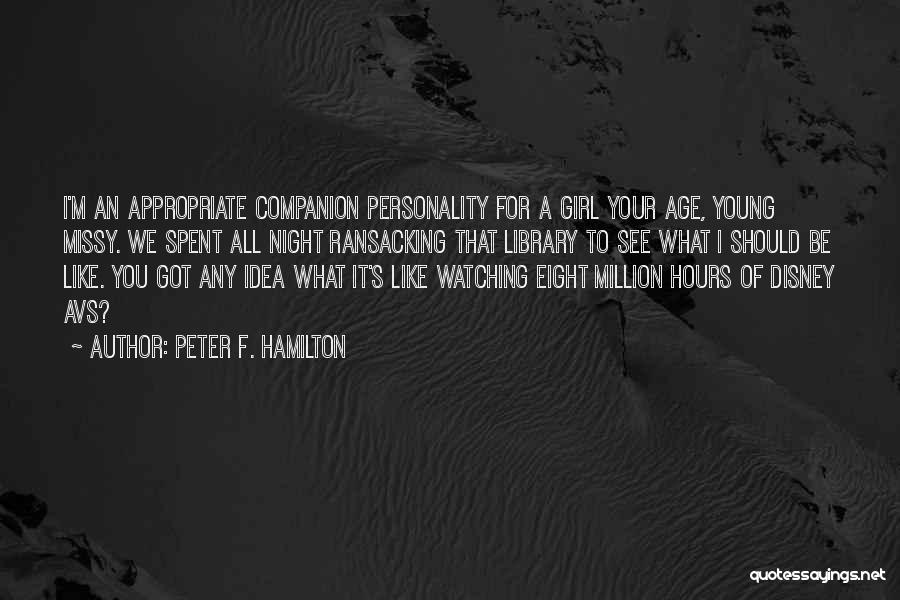 Peter F. Hamilton Quotes 1361411