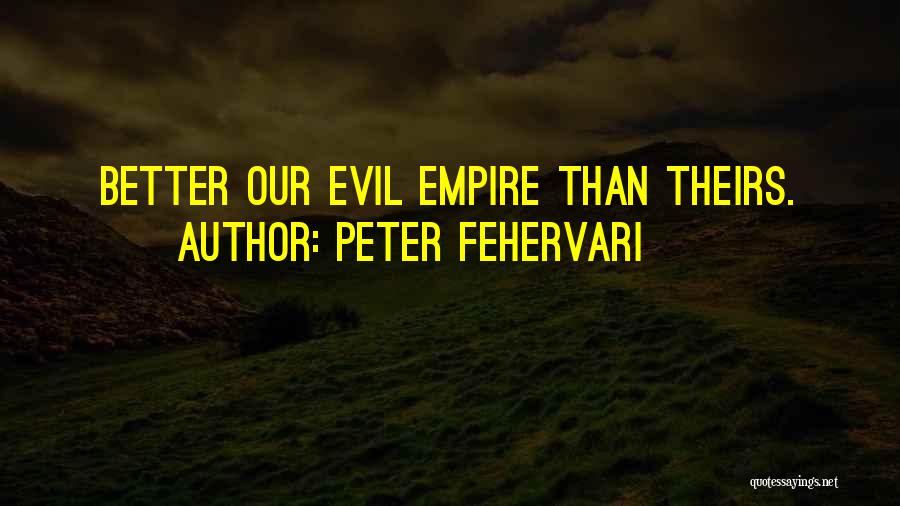 Peter Fehervari Quotes 1554343