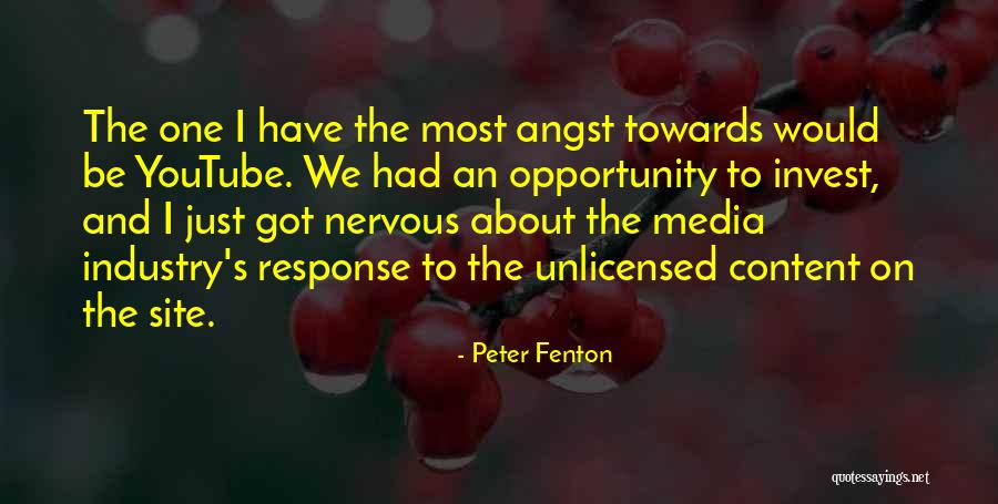 Peter Fenton Quotes 600215